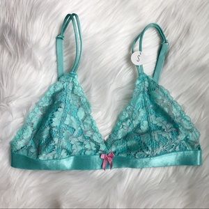 Brand New Teal Lace Bralette